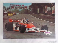Marlboro 1981 autóverseny összerakó játék , puzzle 