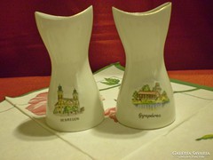 Aquincum porcelán váza Debrecen és Gyopáros
