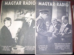 7 db Magyar Rádió Nagy F., Tildy, Károlyi