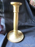 Original Biedermeier copper candle holder