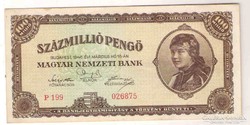 1946 százmillió pengő UNC P199