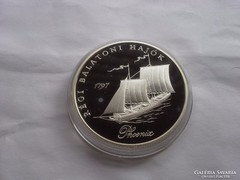 Balatoni hajók ezüst 2000 Ft 31,46 g 0,925 UNC PP Helka