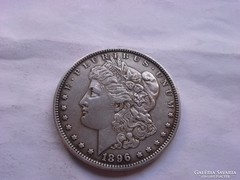 Gyönyörű morgan dollár 1896 26,7 gramm 0,900