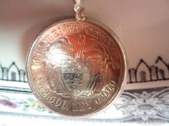 1922 ezüst érme kanál ,, Cincuenta Centavos ,,