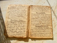 Kézzel írt receptfüzet 1930-1940 között keletkezhetett