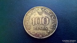 Argentína 100 pezó 1978.