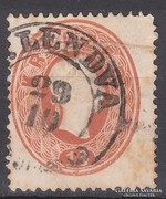 1860. OPM, 10 kr., A.LENDVA bélyegzés