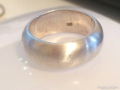 19mm átmérőjű vastag mutatós ezüst gyűrű