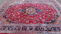 Hatalmas Iráni Keshan Kézi Perzsa szőnyeg
