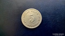 5 pfennig 1908 A.