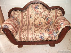Antik miniatűr kanapé, bababútor  eladó!
