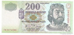  200 Forint 2007 FD UNC Ritka!!