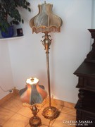 Antik állólámpa és asztali lámpa egyben, vagy külön eladó!