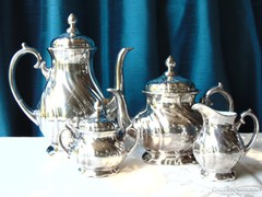 Álomszép WMF ezüst porcelán kávés / teás készlet 