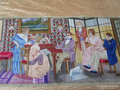 Art Nouveau large hand tapestry tapestry mozart