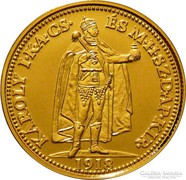 Az utolsó magyar aranypénz, az arany 20 korona utánverete