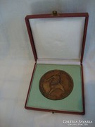 Állami Gazdaságok 1949-1969 bronz plakett dobozzal