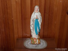 Szűz Mária szobor gipsz festett
