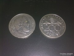 1947/5 Forint + 1994 Deák 200 Forint