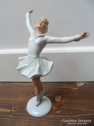 Schau Bach Kunst porcelán korcsolyázó nő 