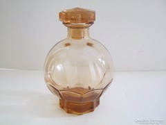 Barackvirág színű régi butella, üveg
