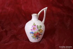 Herendi virágos ibolyatartó váza (10 cm magas) - RITKA
