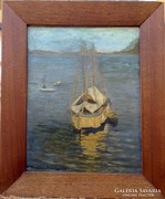 Winslow Homer - Vitorlás az öbölben (1905)