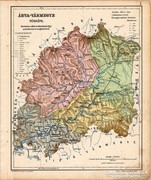 Árva vármegye térkép 1905, eredeti