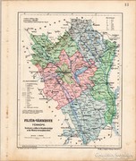 Fejér - vármegye térkép 1905, eredeti