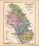 Csik vármegye térkép 1905, eredeti