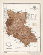 Szepes vármegye térkép 1897 II., antik, eredeti