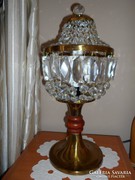 Kristály asztali lámpa gyönyörű állapotban