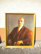 V451 Nagyméretű Lenin portré plakát