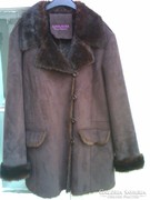 Klasszikus vintage női írha hatású Gina Laura márkájú kabát