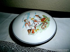 Antik Drasche porcelán doboz