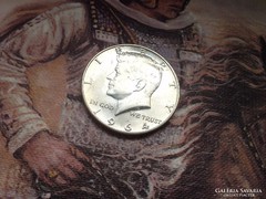 1964 USA ezüst fél dollár 12,5 gramm 0,900 szép db