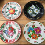 4  tányér gránit gyár kézzel festett mexikói hangulat