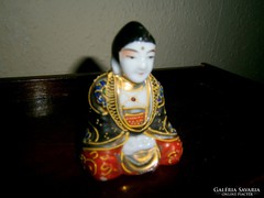 Antik Satsuma Japán porcelán Buddha 