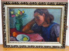 GRÁBER Margit (1895-1993) eredeti festmény