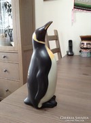 Régi dán kerámia pingvin persely