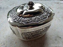 Silver plated jewelry box