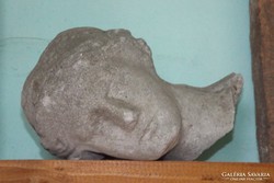 Antik Kő szobor fej 