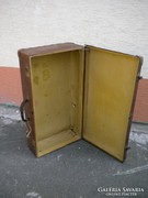 Antik nagyméretű VULCAN FIBER bőrönd