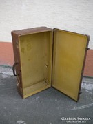 U293 Antik nagyméretű VULCAN FIBER bőrönd