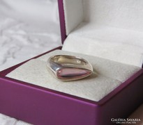 ESPRIT ezüst gyűrű rózsaszín kővel