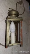 Átalakított régi vasutas lámpa
