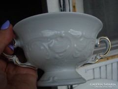 2 db mesés porcelán leveses csésze