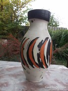 Akció !Gorka Lívia váza tigriscsíkos jelzett, hibátlan szép 