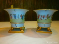Ritkaság! Herendi csung vert ANTIK! 2 db.1942-ből!* MING vázák 18x15cm Ritkaság! Herendi csung vert ANTIK! 2 db.1942-ből!* MING vázák 18x15cm