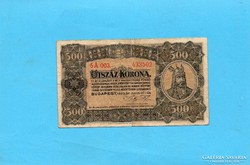 500 korona 1923 Magyar Pénzjegynyomda!!